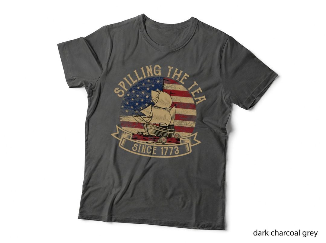 Spilling the Tea Since 1773 American History Teacher Vintage T-Shirt