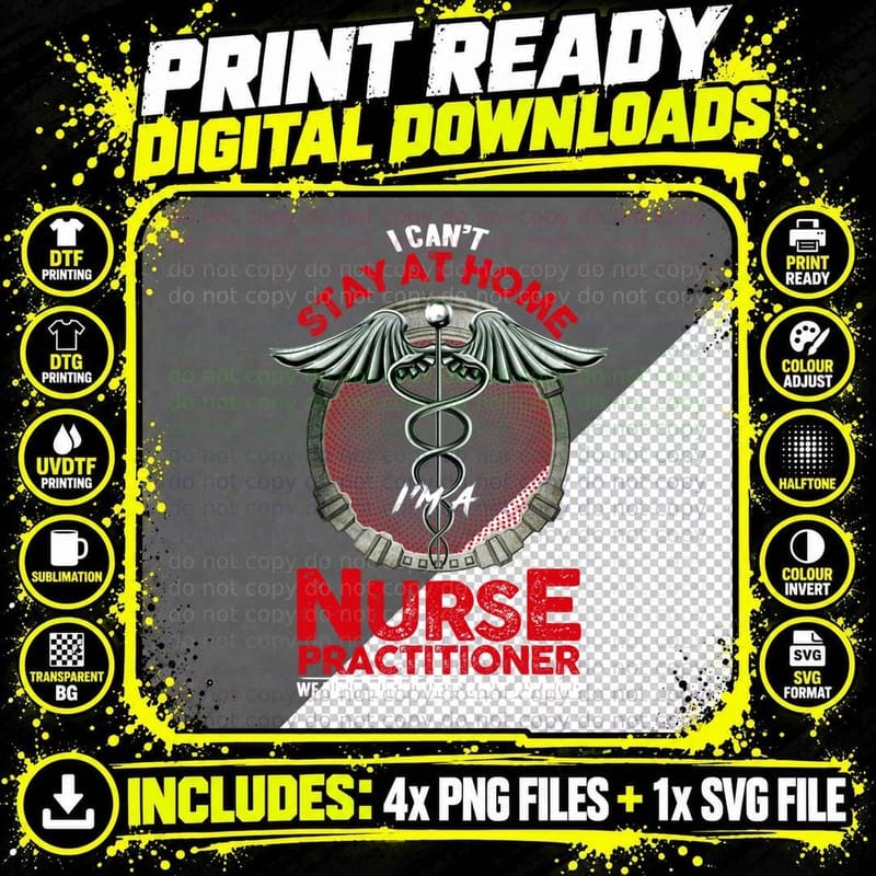 Stay at Home Nurse T-Shirt, Quarantine Fashion Png SVG Digital Bundle