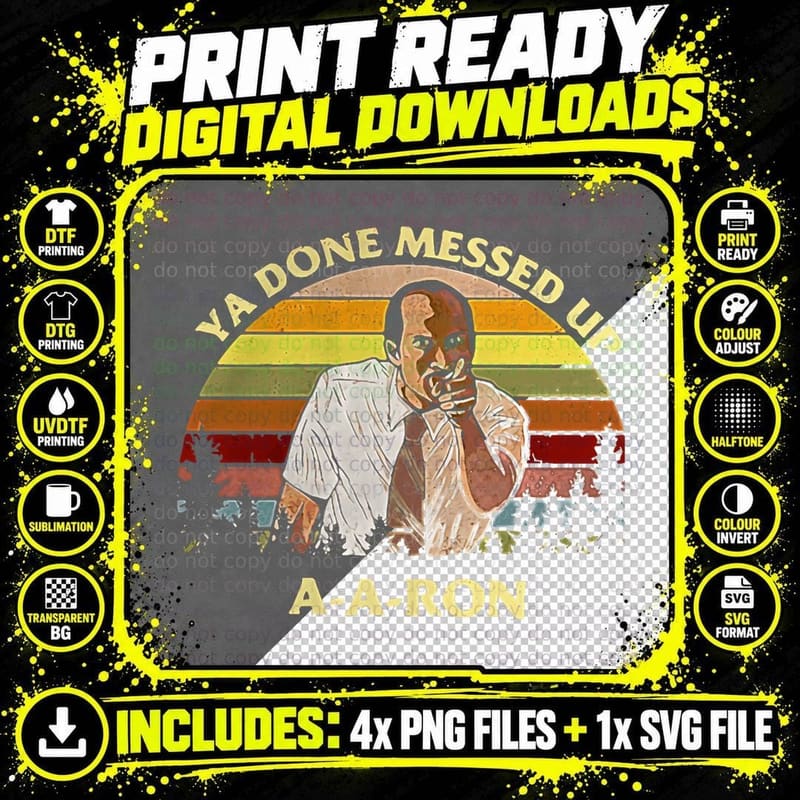 Substitute Teacher Key and Peele Ya Done Messed up Png SVG Digital Bundle