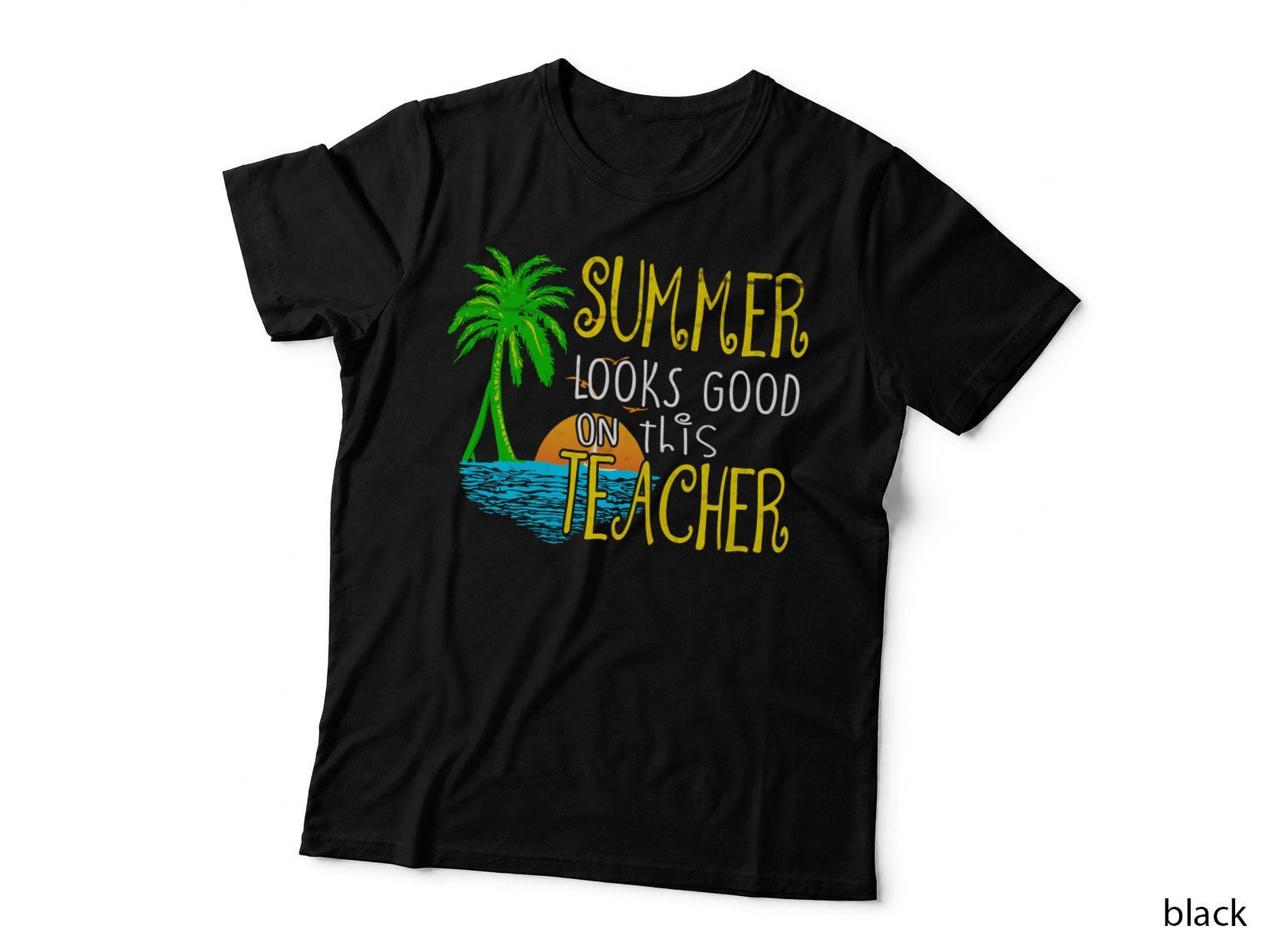 Summer Teacher T-Shirt, Vacation Vibes, Educator Gift