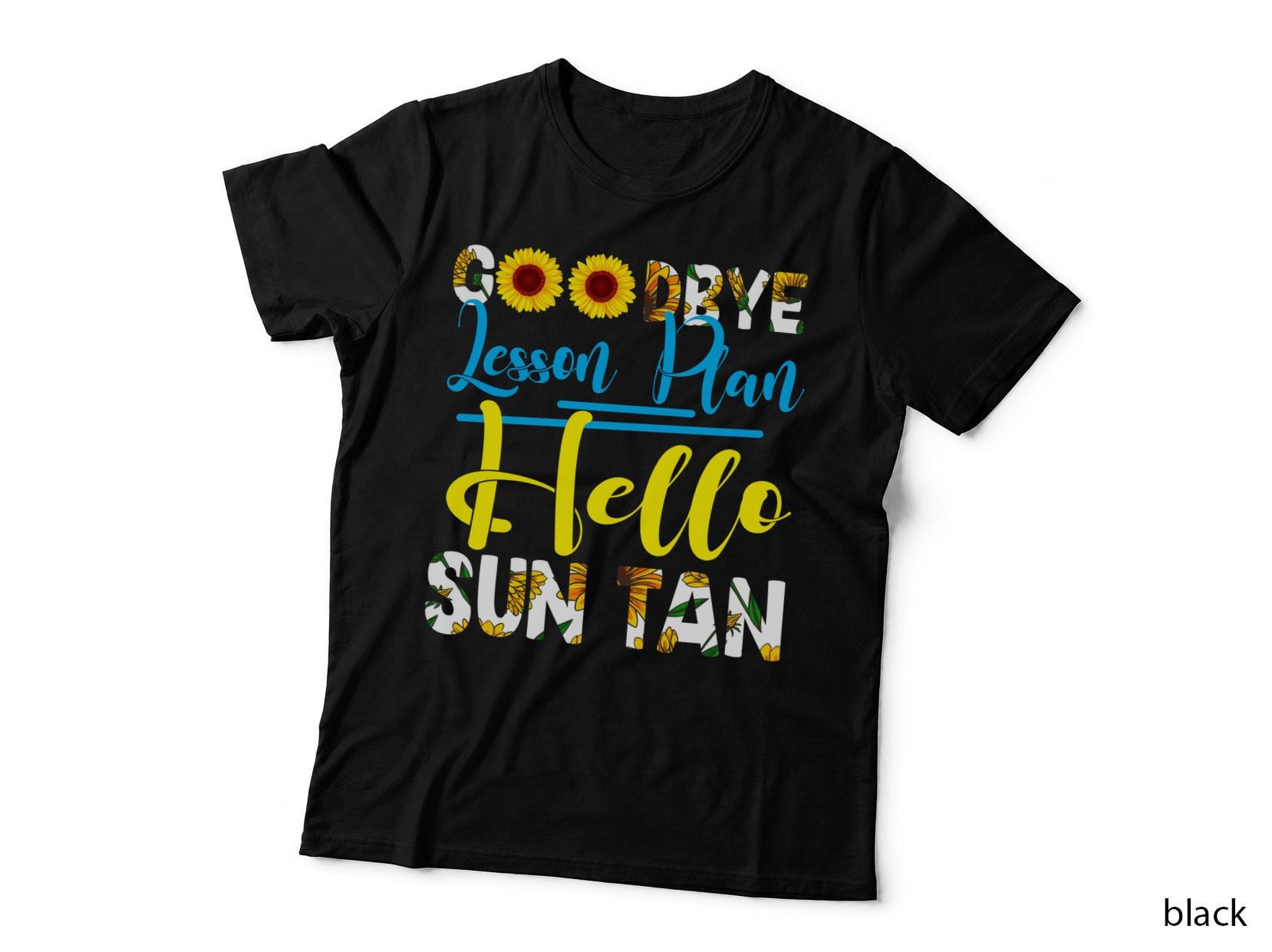 Sunflower Lesson Plan T-Shirt, Floral Botanical, Teacher Appreciation Gift