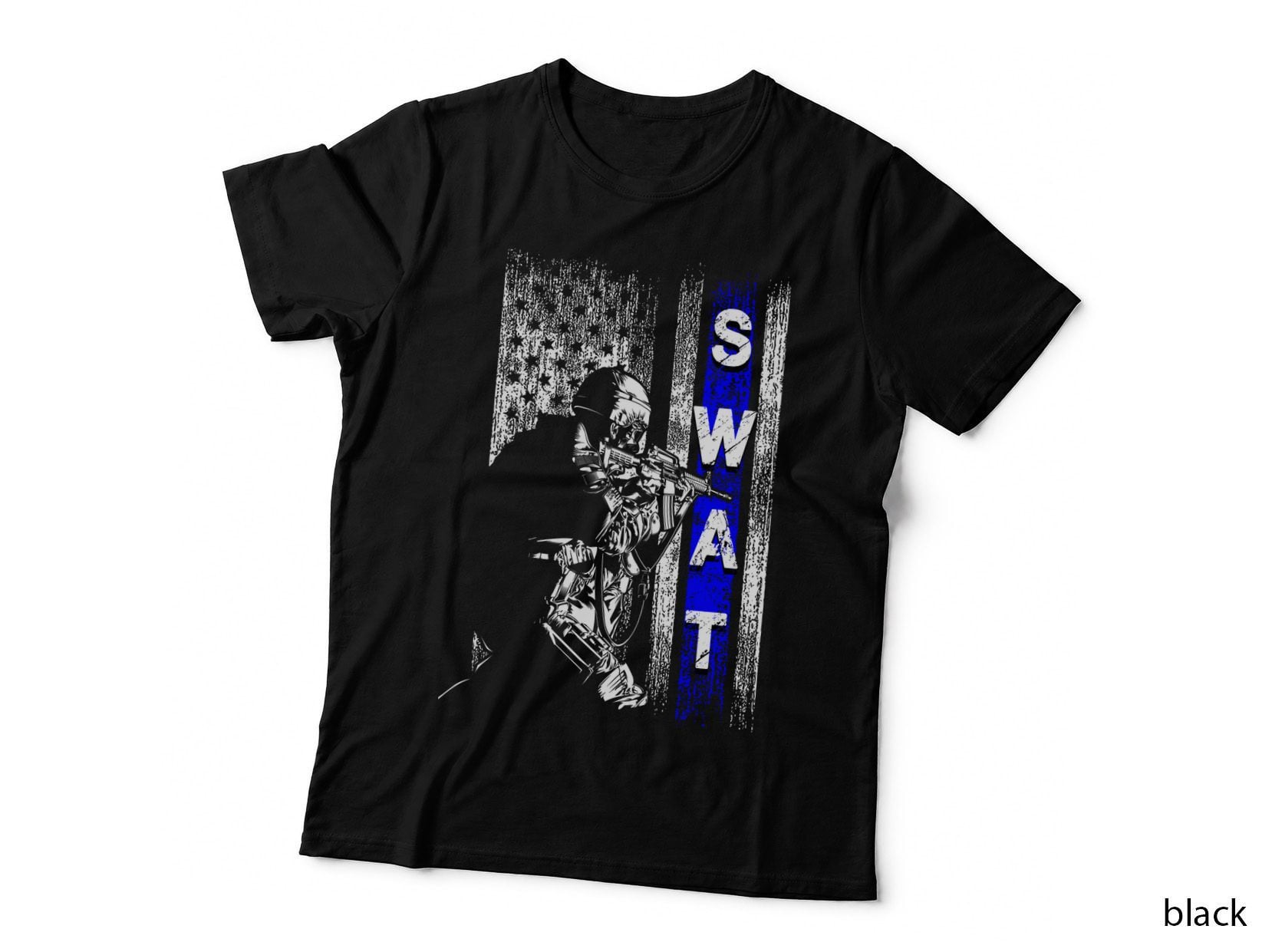 Swat Team T-Shirt, Tactical Police Apparel, Law Enforcement Style