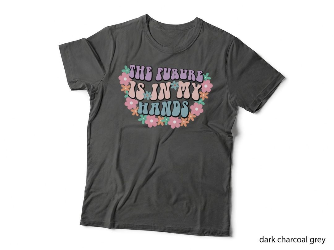 Teacher Appreciation T-Shirt, Future in My Hands, Retro Groovy Quote