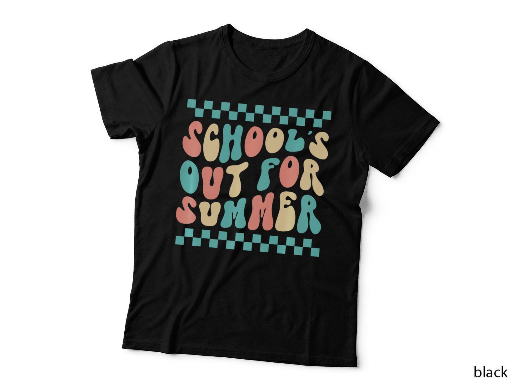 Teacher End of Year School's Out for Summer Retro Last Day T-Shirt