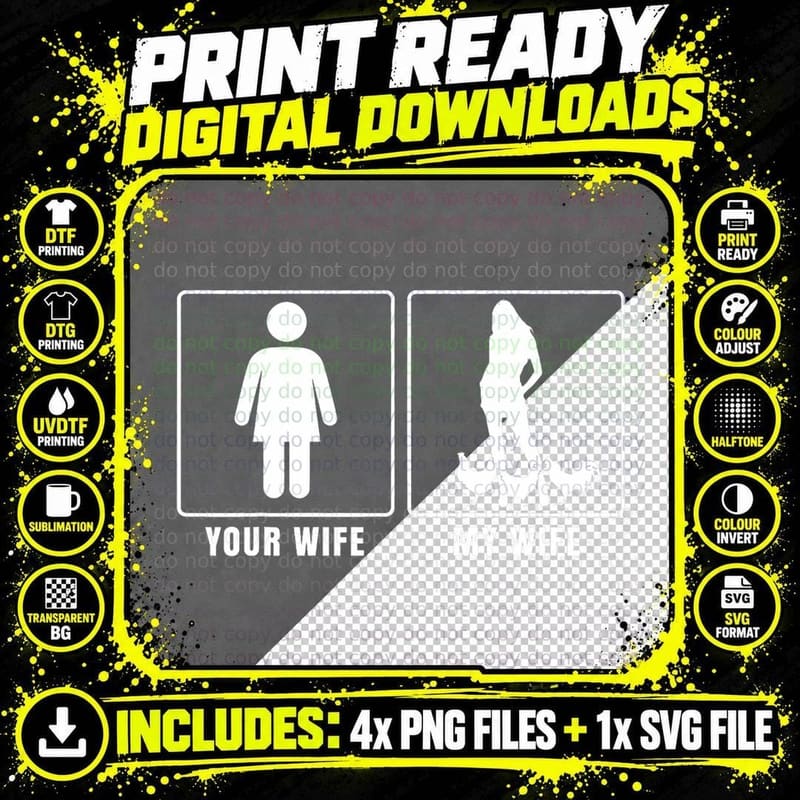 Your Wife My Wife Farmer Tshirt Farm Life Husband Gift Png SVG Digital Bundle