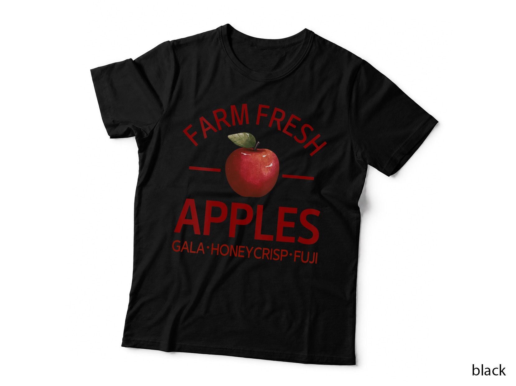 Apple Picking Farm Fresh Apples Farmer Apple Harvest Season T-Shirt