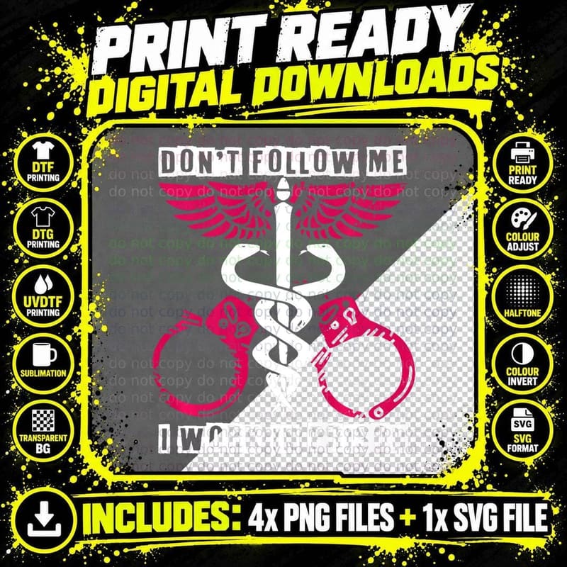 Correctional Nurse - Rns - Correctional Nurses Png SVG Digital Bundle