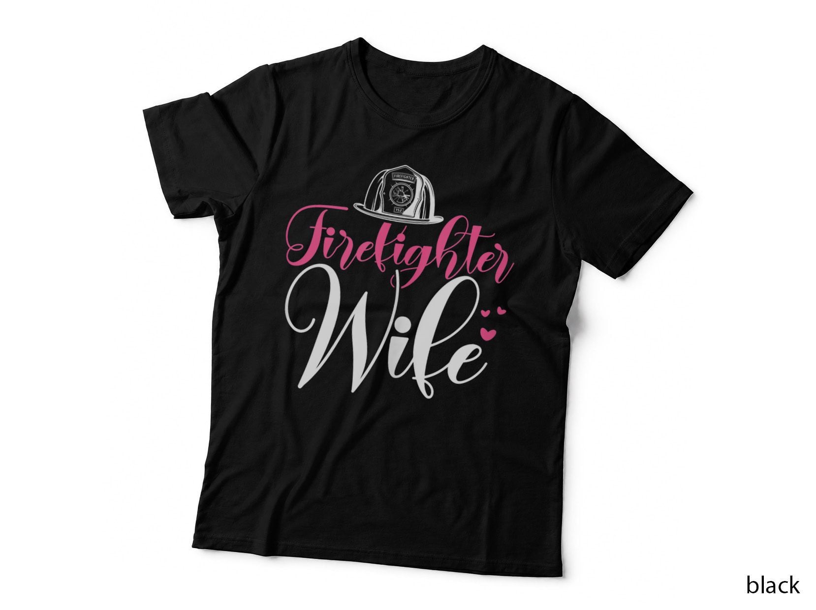 Firefighter Wife Fireman Spouse, Firefighter Gift Tee