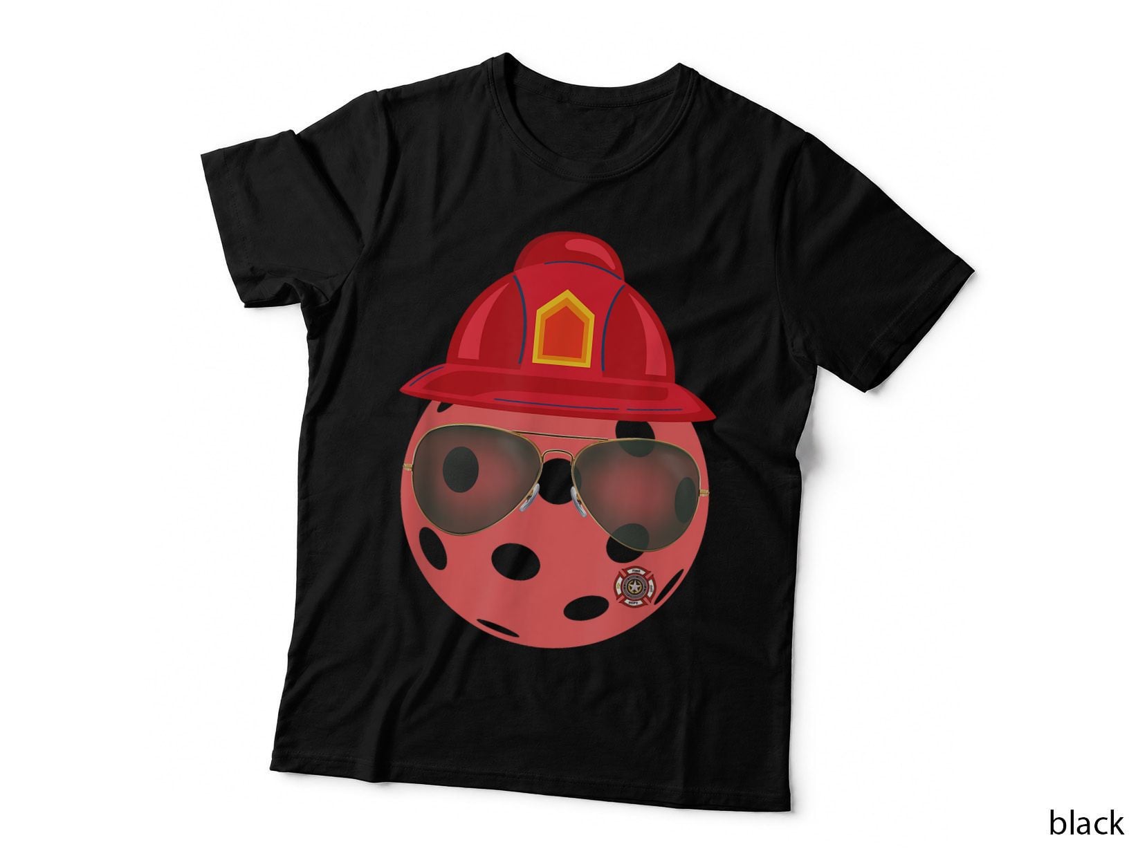 Funny Firefighter Fireman Pickleball Lover Player Coach T-Shirt