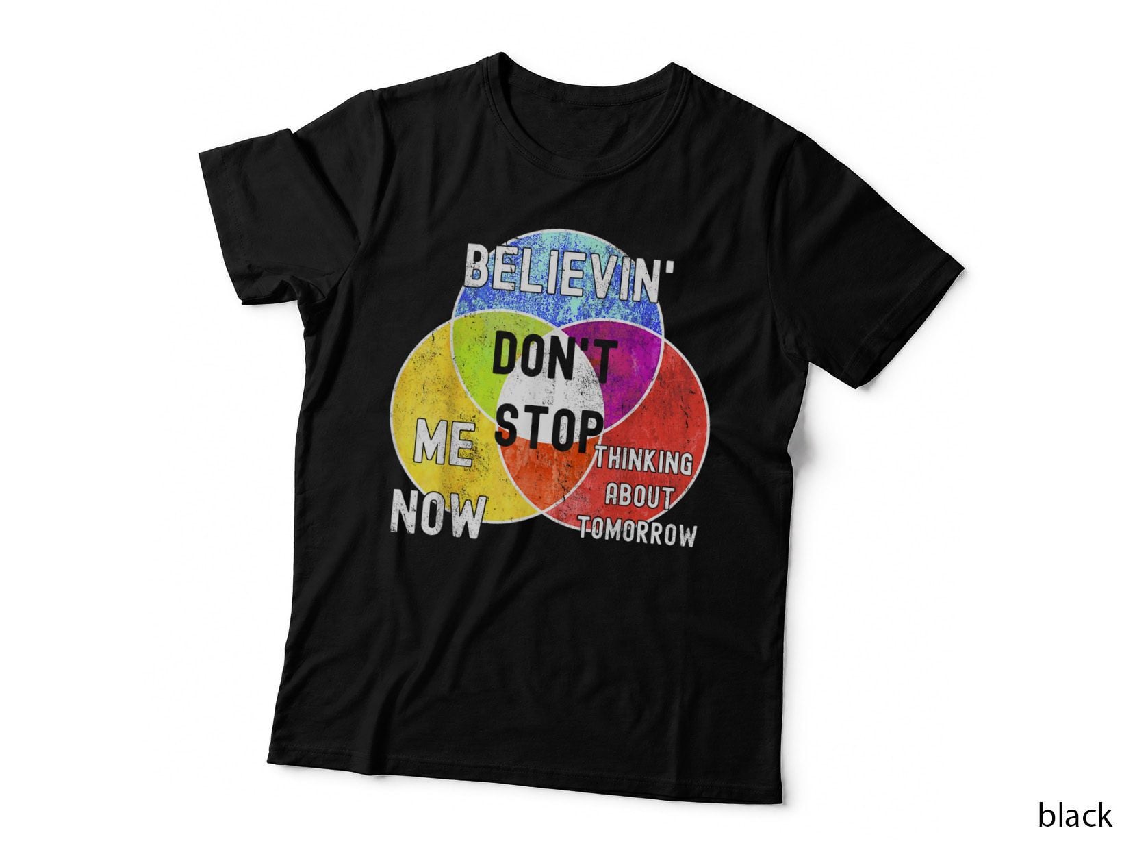 Funny Nerdy Don't Stop Venn Diagram Algebra Math Teacher T-Shirt