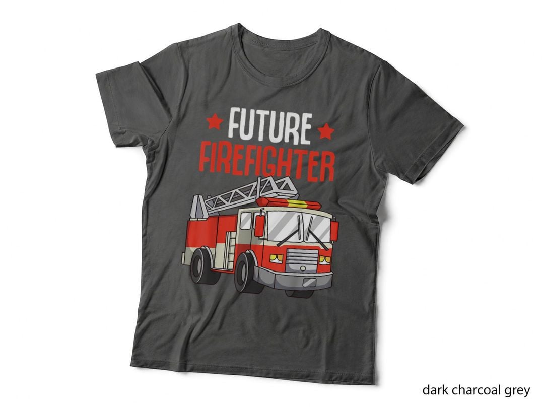 Future Firefighter Fireman Firefighting Boys Kids T-Shirt
