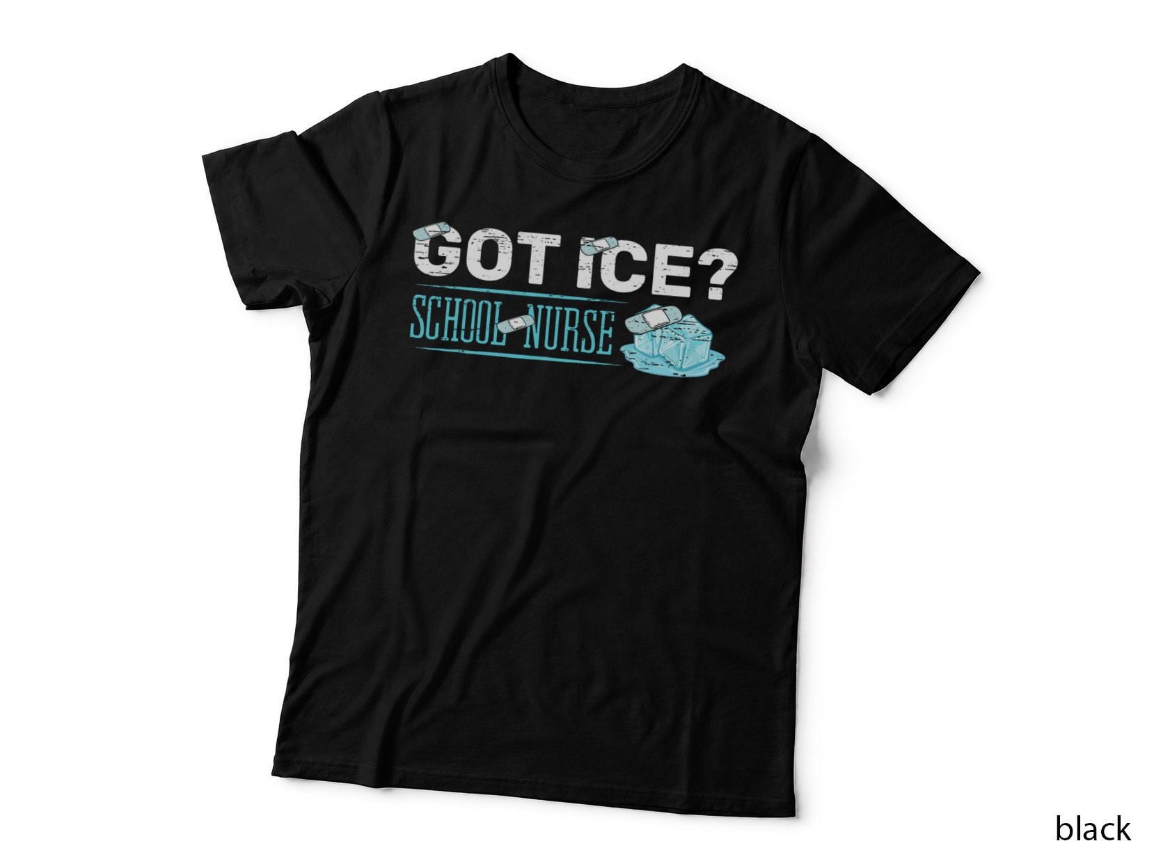 Got Ice School Nurse Stethoscope First Aid Scrub Nurse Top T-Shirt