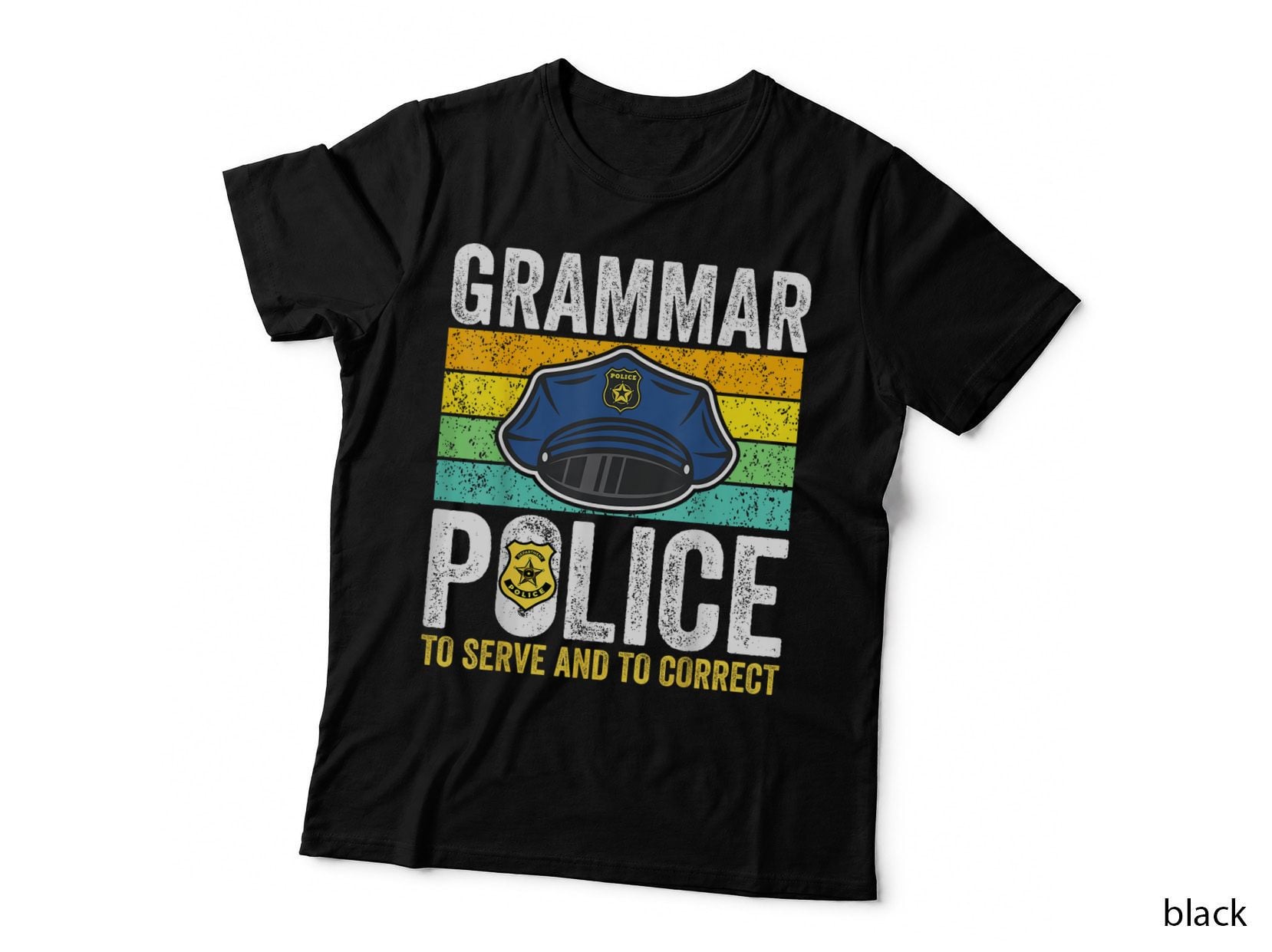 Grammar Police Men Women Kids, Law Enforcement, Cop Funny T-Shirt