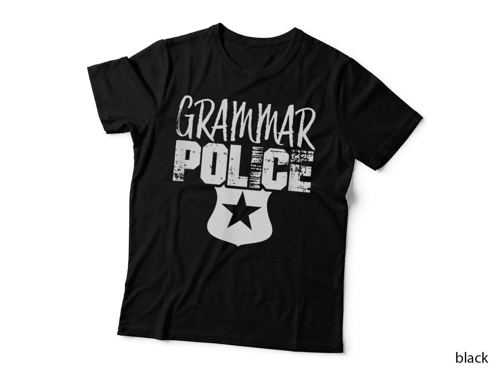 Grammar Police Spelling Linguistics Officer Cop T-Shirt