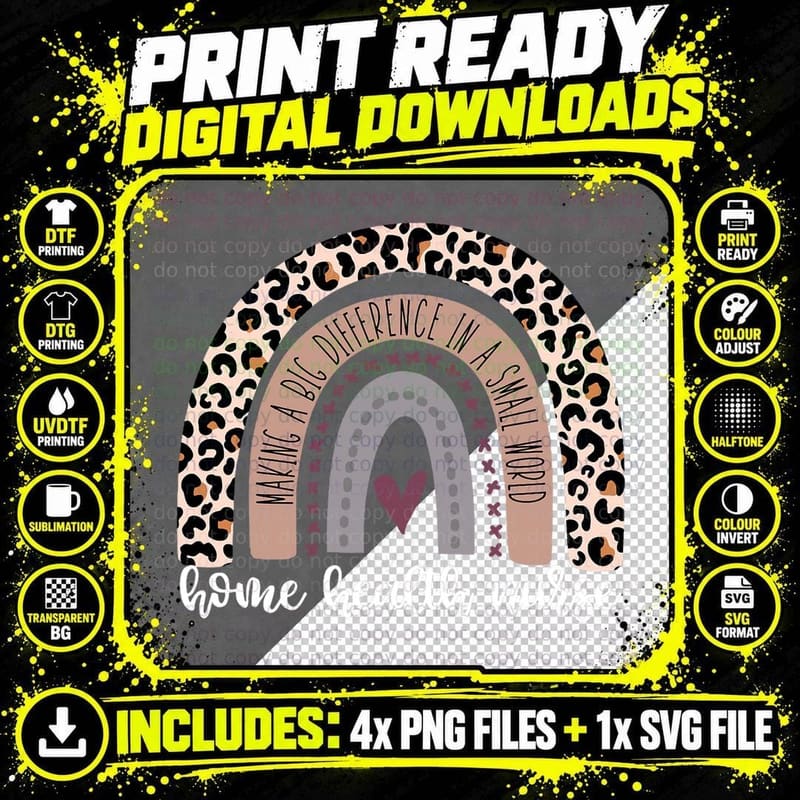 Home Health Nurse Home Care Nursing Registered Nurse RN Png SVG Digital Bundle
