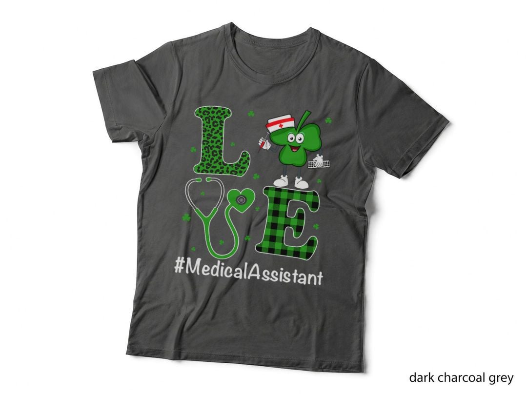 Irish Nurse Shirt St Patricks Day Love Medical Assistant T-Shirt