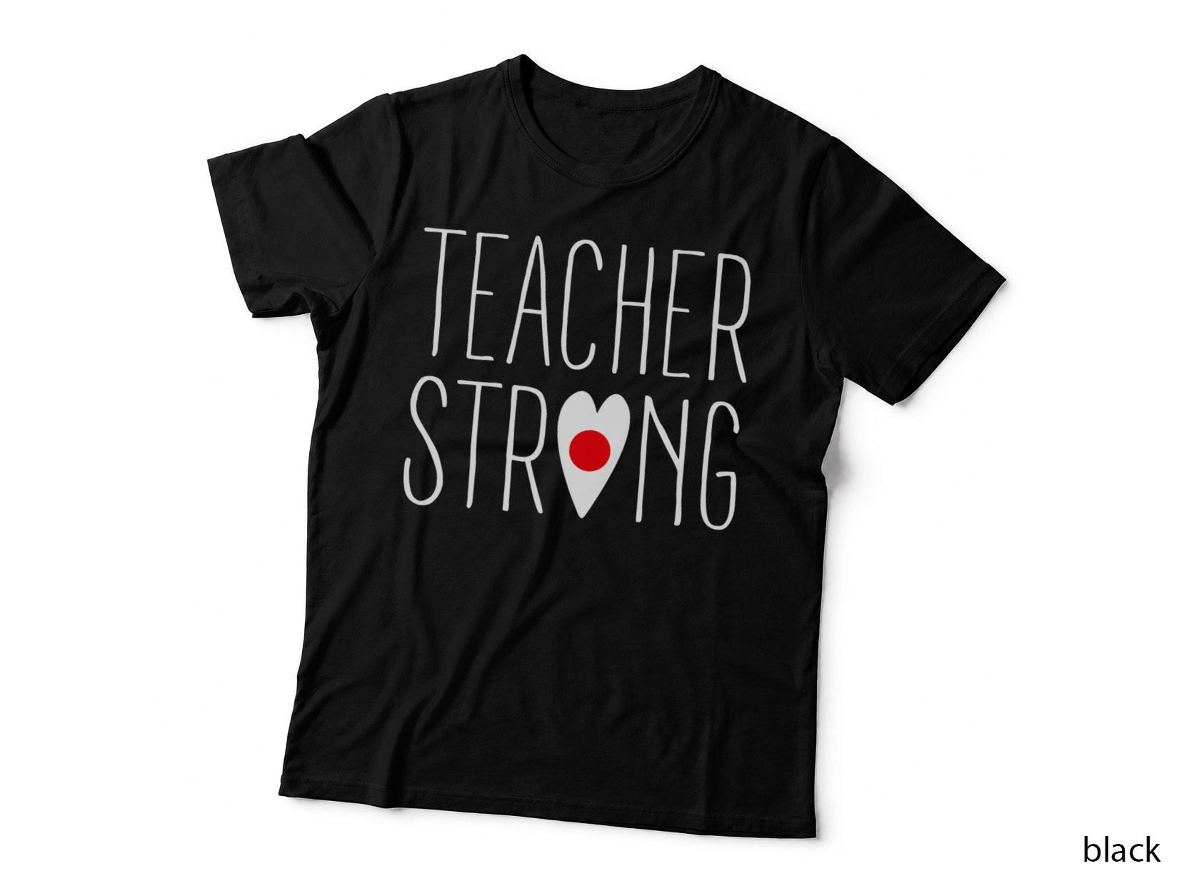 Japan Flag Teacher Strong 3 One Thankful Teacher Nurse T-Shirt