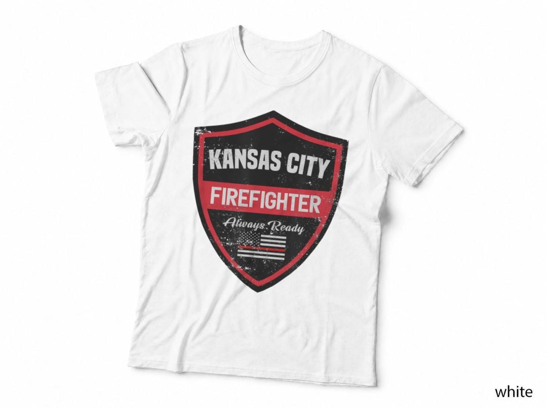 Kansas City Fire & Rescue Firefighter First Responder T-Shirt