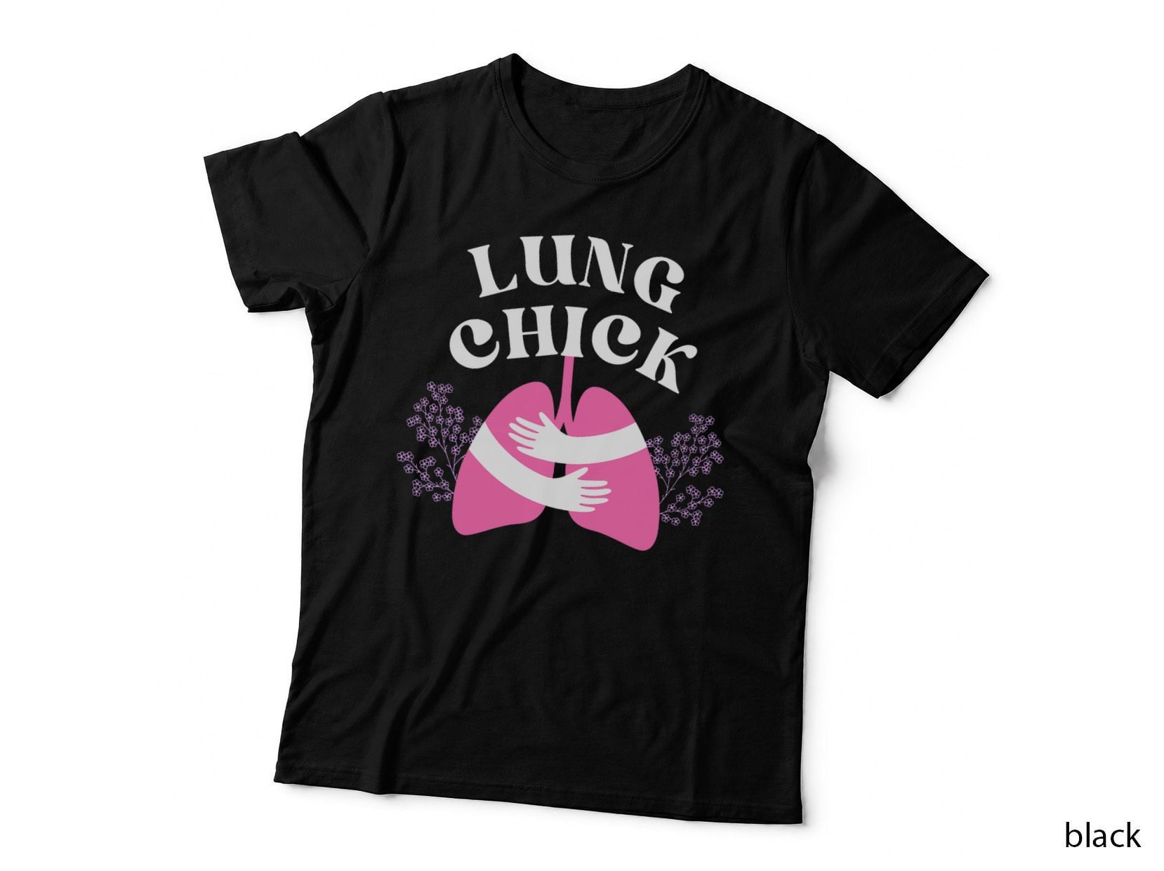 Lung Chick Respiratory Therapist Breathing Nurse T-Shirt