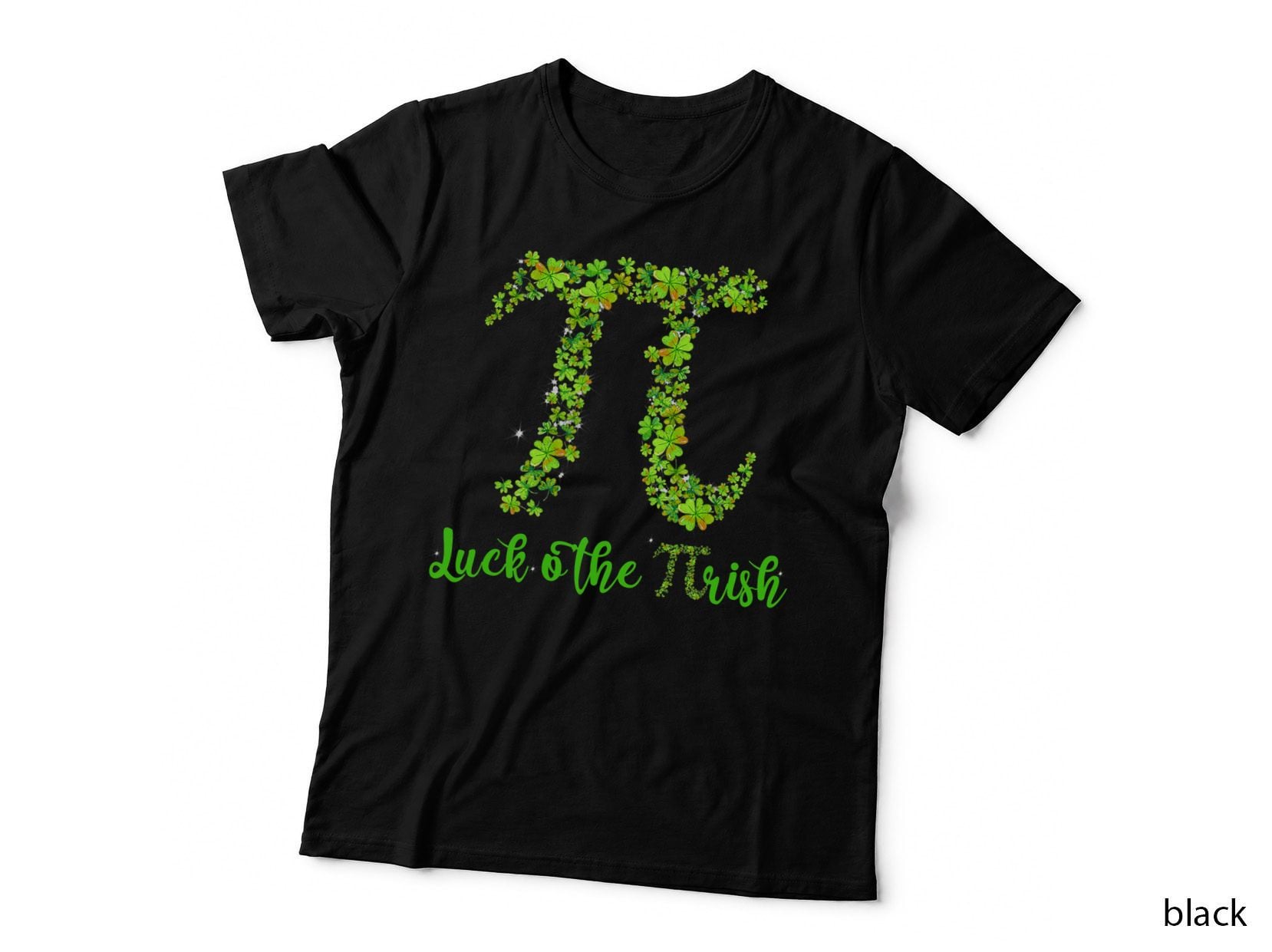 Math Teacher Pi Day Patrick Day Shamrock Luck O Pi Rish T-Shirt