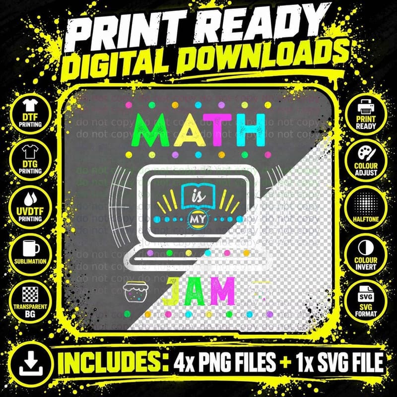 Math Teacher Shirts Funny Math Teacher Shirts Math Is My Png SVG Digital Bundle