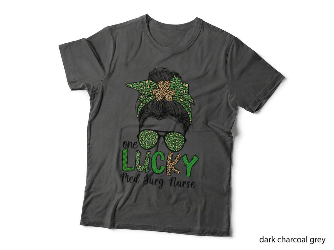 Med Surg Nurse St. Patrick's Day Medical-Surgical Nurse T-Shirt