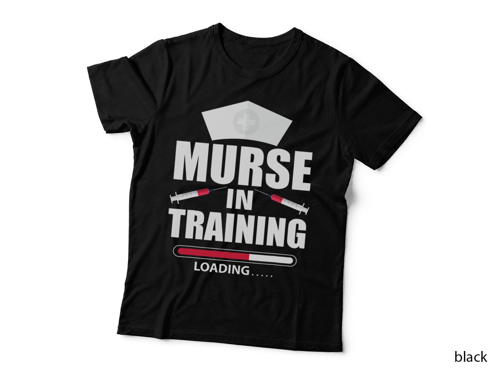 Mens Murse in Training Male Nurse Student Man Nurses Funny Murse T-Shirt
