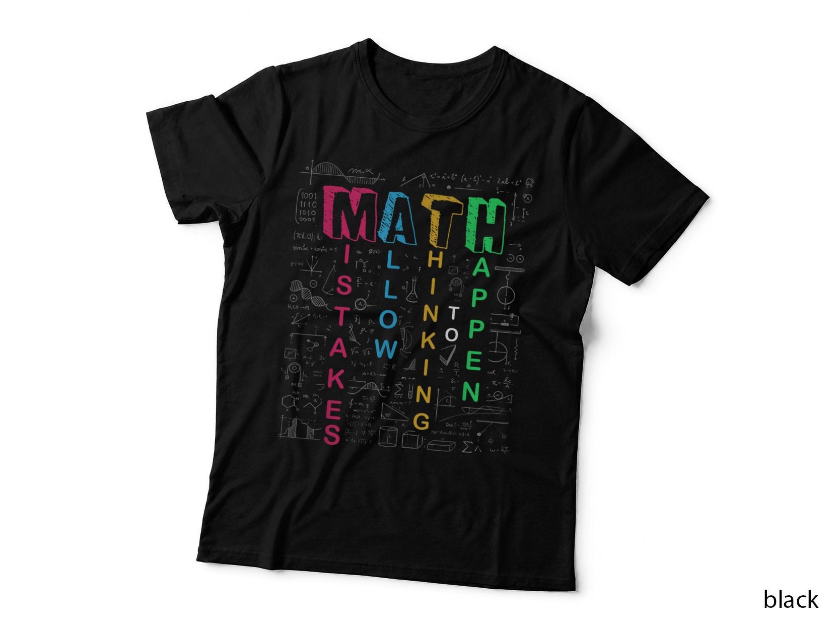 Mistakes Allow Thinking to Happen School Math Teacher T-Shirt