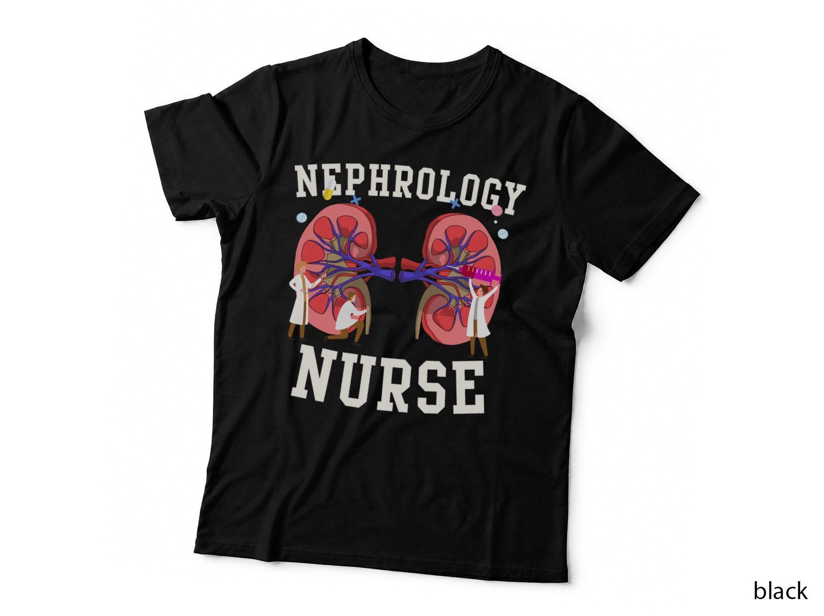 Nephrology Nurse Renal Dialysis Nursing RN T-Shirt
