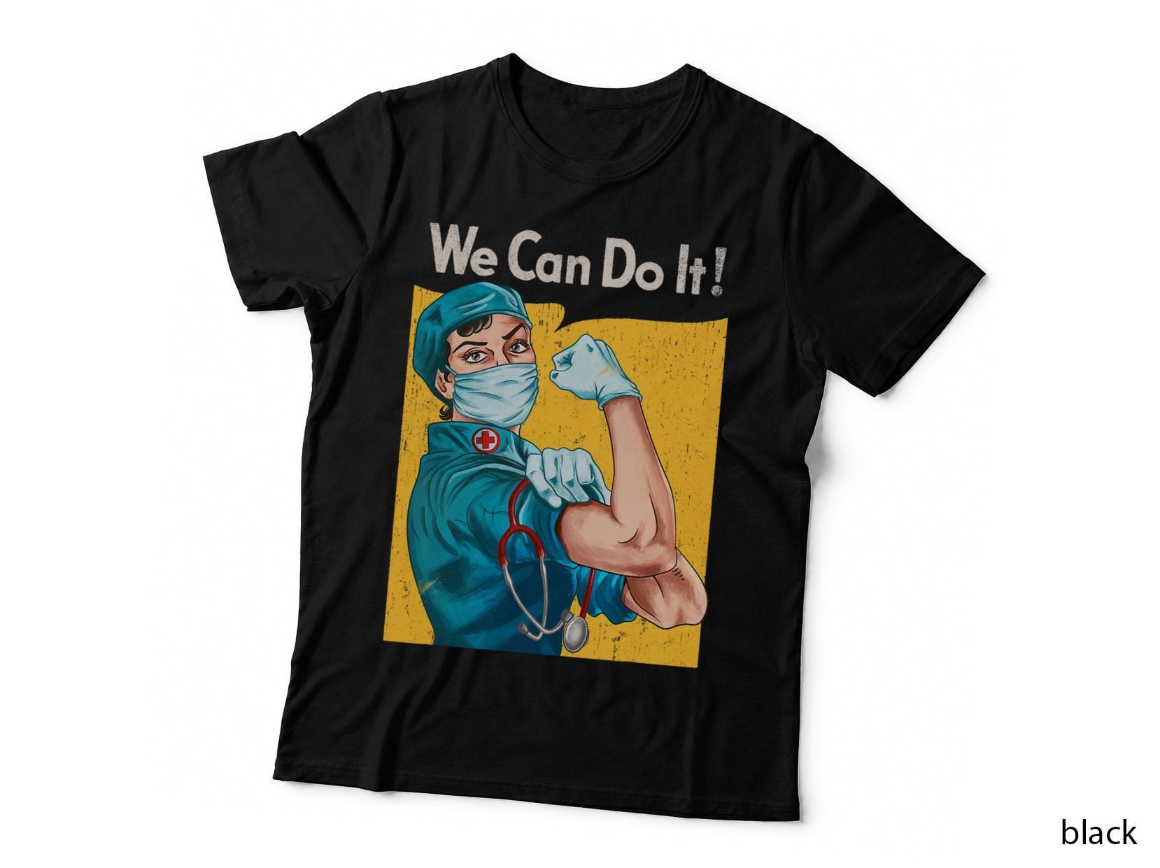 Nurse Can Do Power Girl Funny Nursing T-Shirt