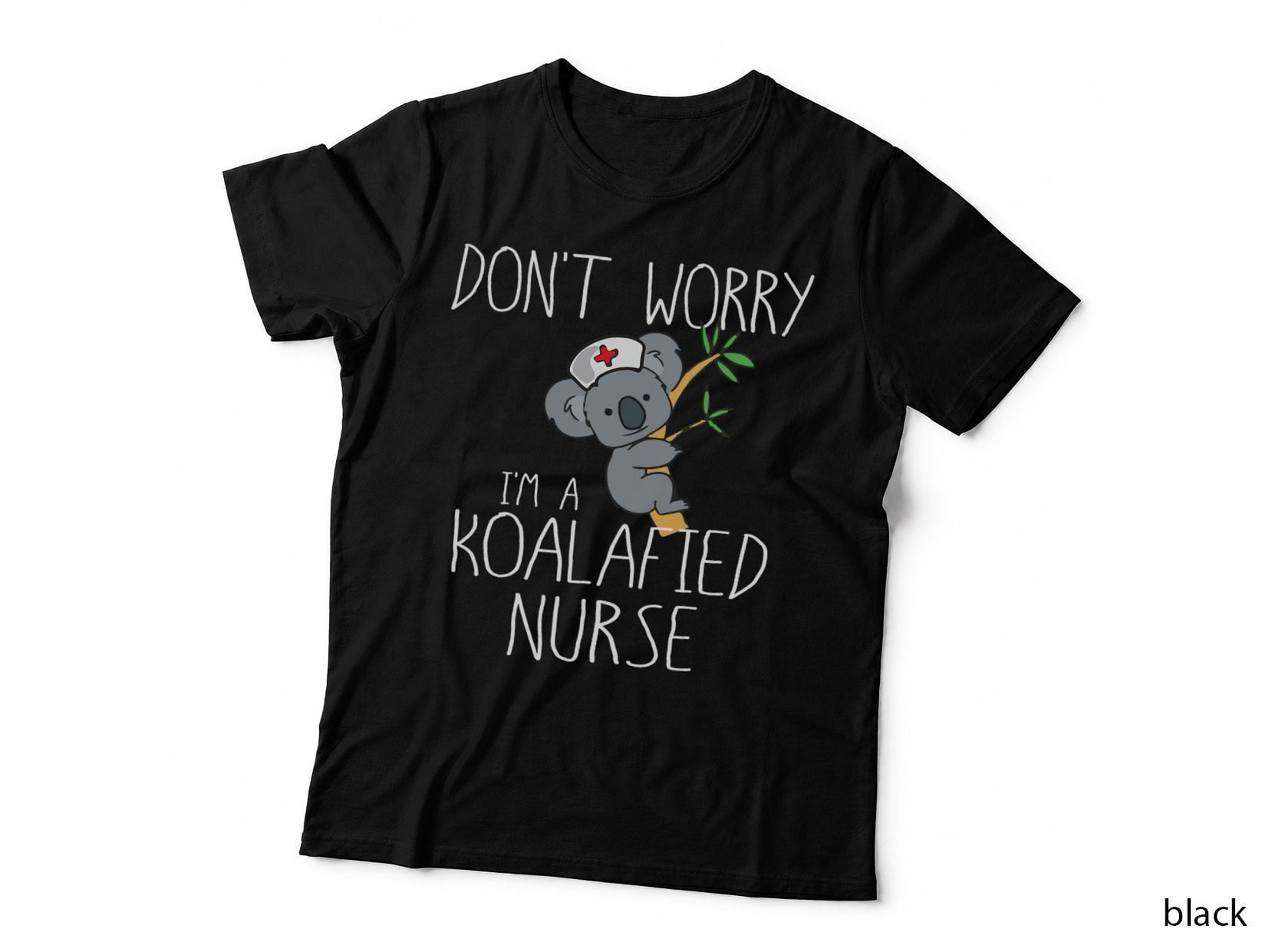 Nurse Gifts Shirt, Koala Koalafied Nursing Qualified Tee Fun