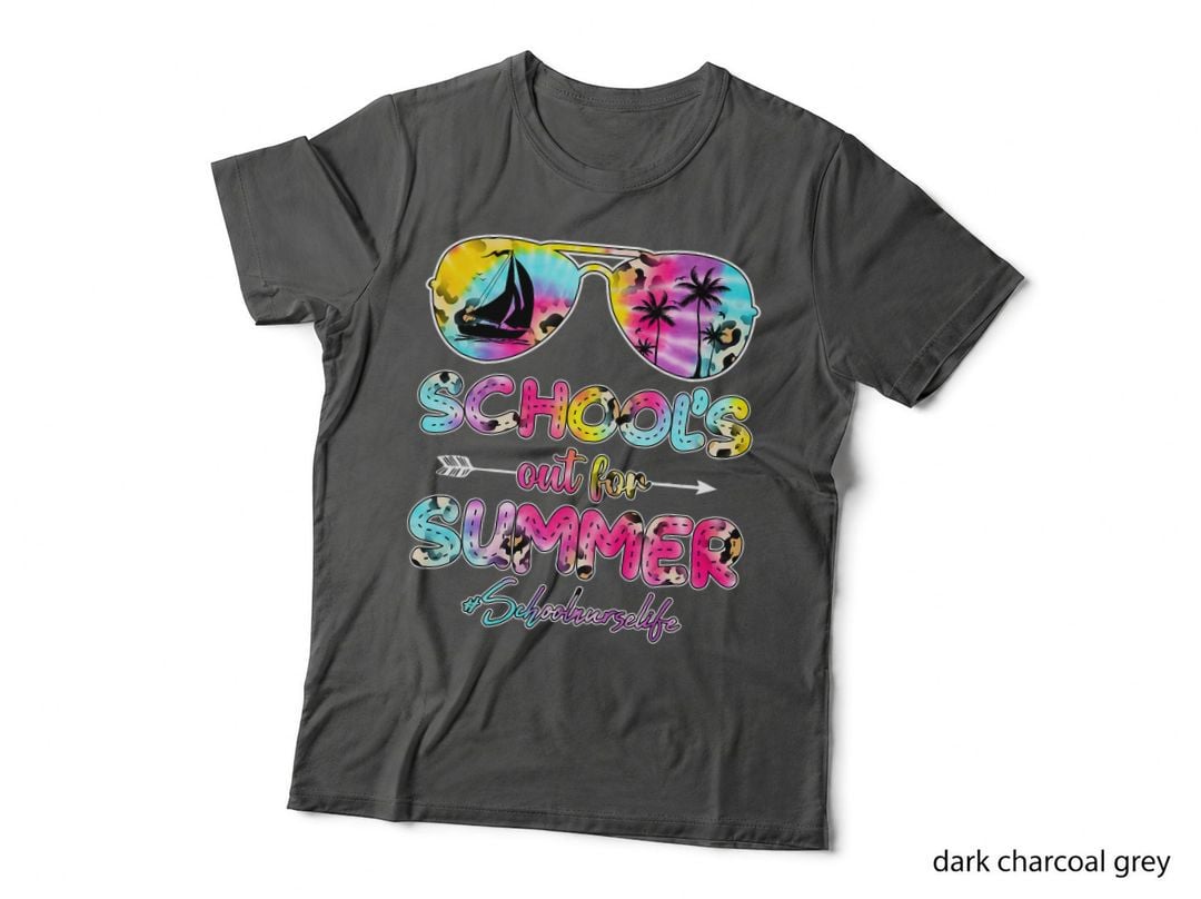 Nurse Life Last Day of School Schools Out for Summer School T-Shirt