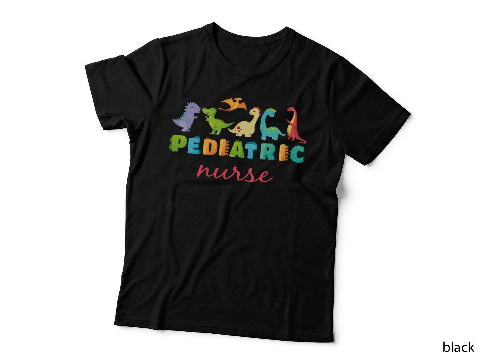 PICU Pediatric Nurse Dinosaurs Peds Nurse Crew Appreciation T-Shirt
