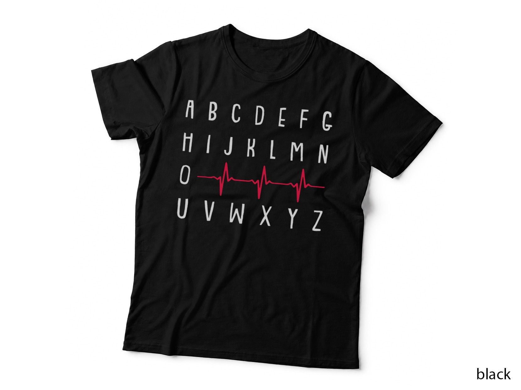 PQRST Nurse Funny EKG Registered Nursing Student RN Gift T-Shirt