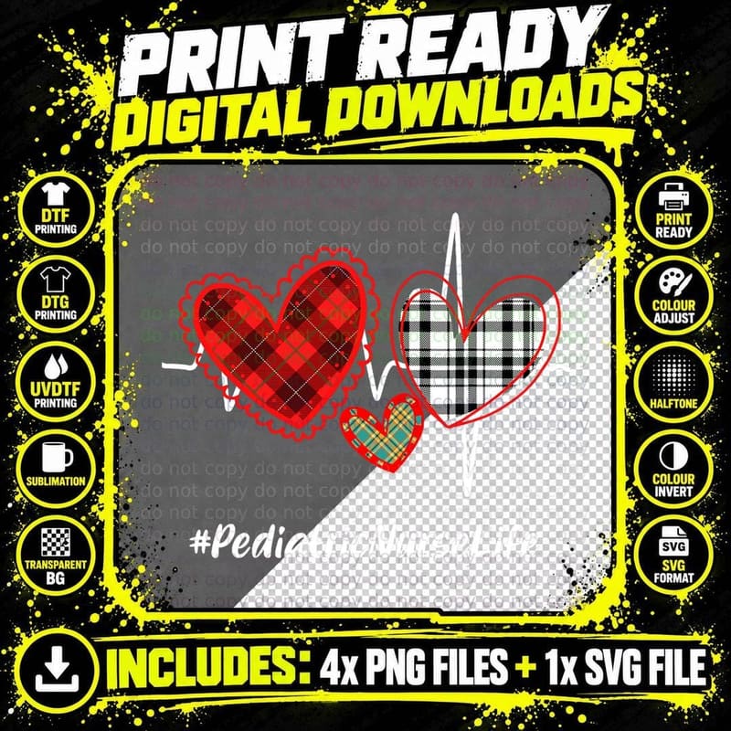 Pediatrics RN Nurse Giraffe I Just Love Die Ein Peds Png SVG Digital Bundle
