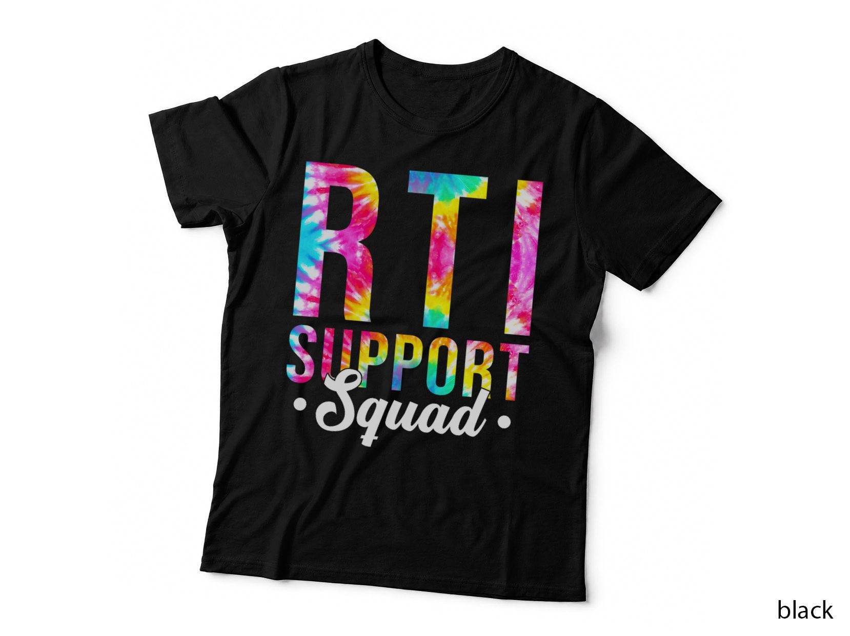 RTI Support Squad Intervention Teacher Reading Writing Math T-Shirt