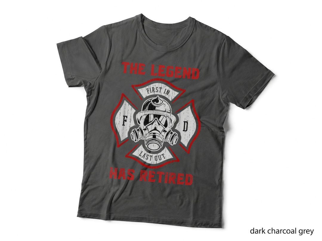 Retired Fireman Retirement Proud Firefighter T-Shirt