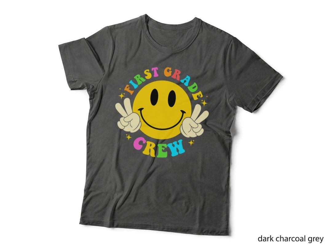 First Grade Crew Shirt Teacher Student Team First Grade T-Shirt