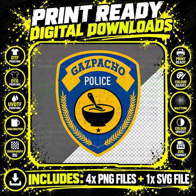 Funny Gazpacho Police Greene Pelosi T-Shirt Png SVG Digital Bundle