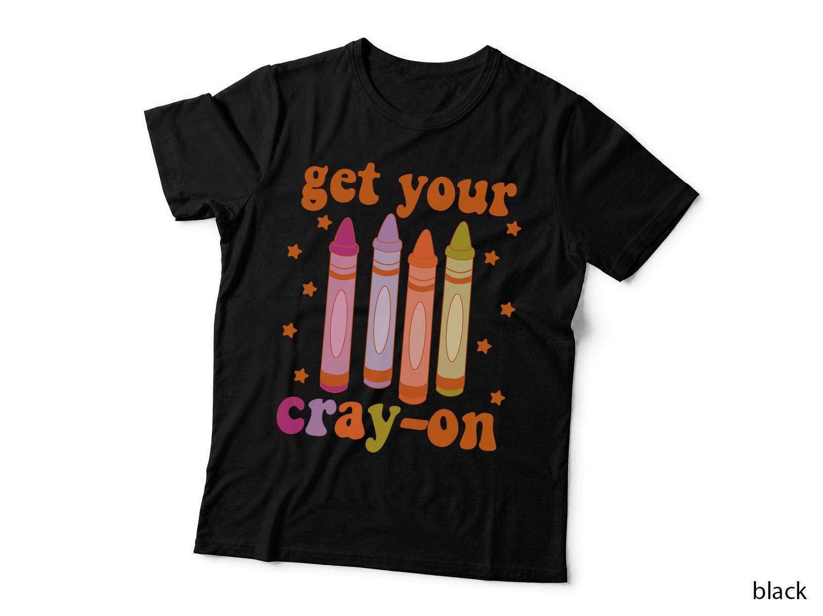 Groovy Get Your Cray on Teacher Student Back to School T-Shirt