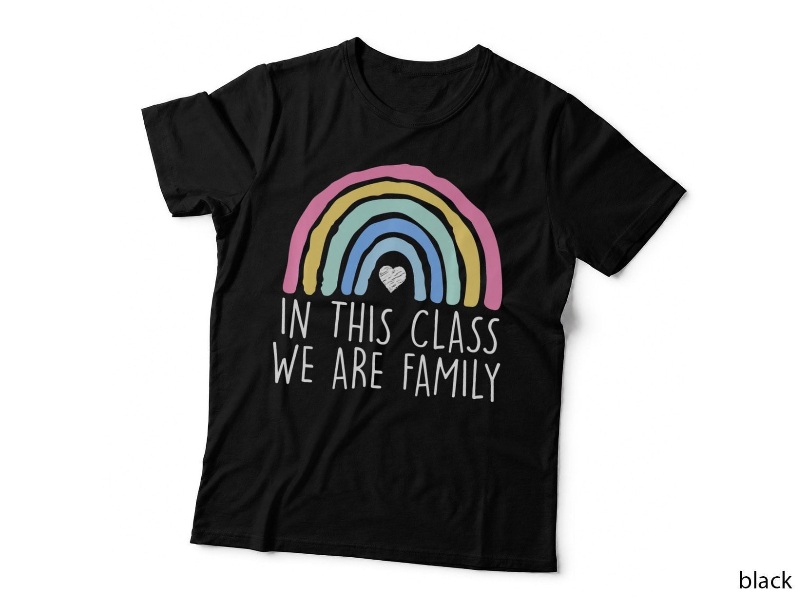 In This Class We Are Family Student Teacher Back to School T-Shirt