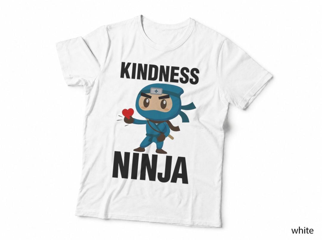 Kindness Club Anti Bullying Ninja Kids School Teacher Gift T-Shirt