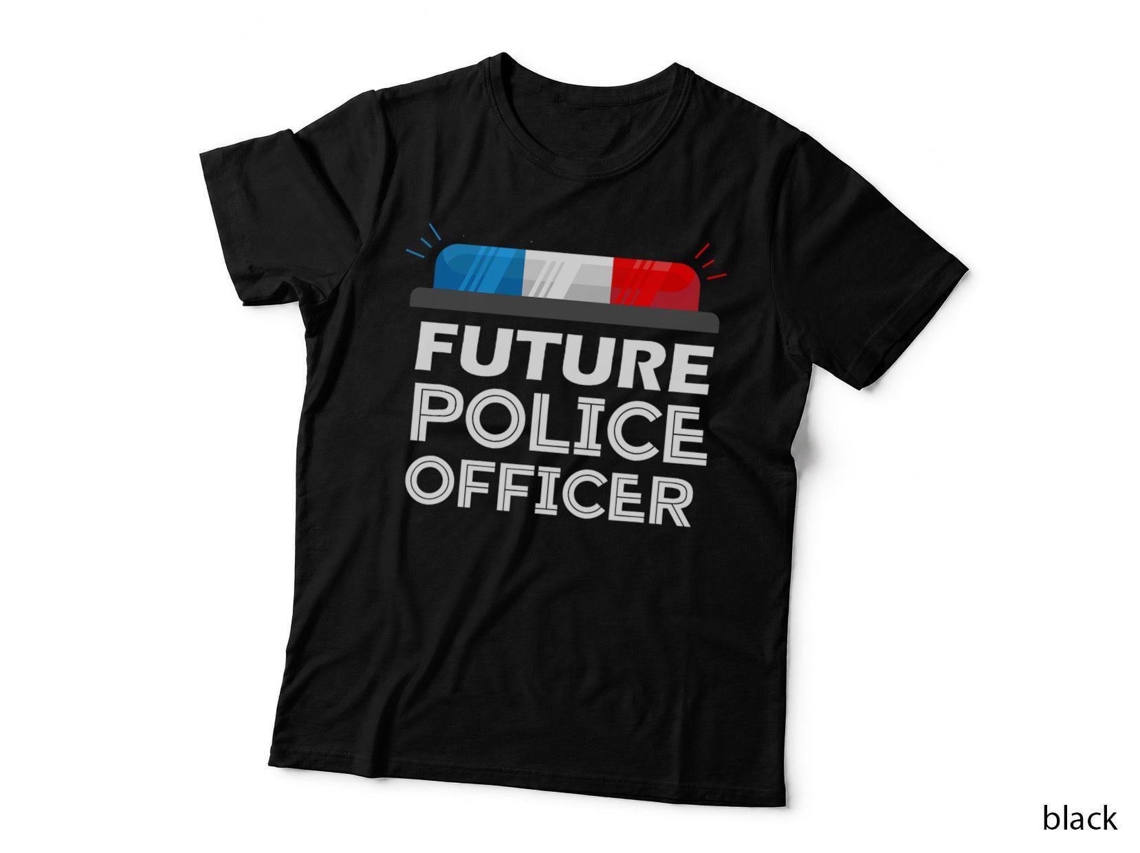 Novelty Police Outfit Kids Party Costume Sheriff Enthusiast T-Shirt