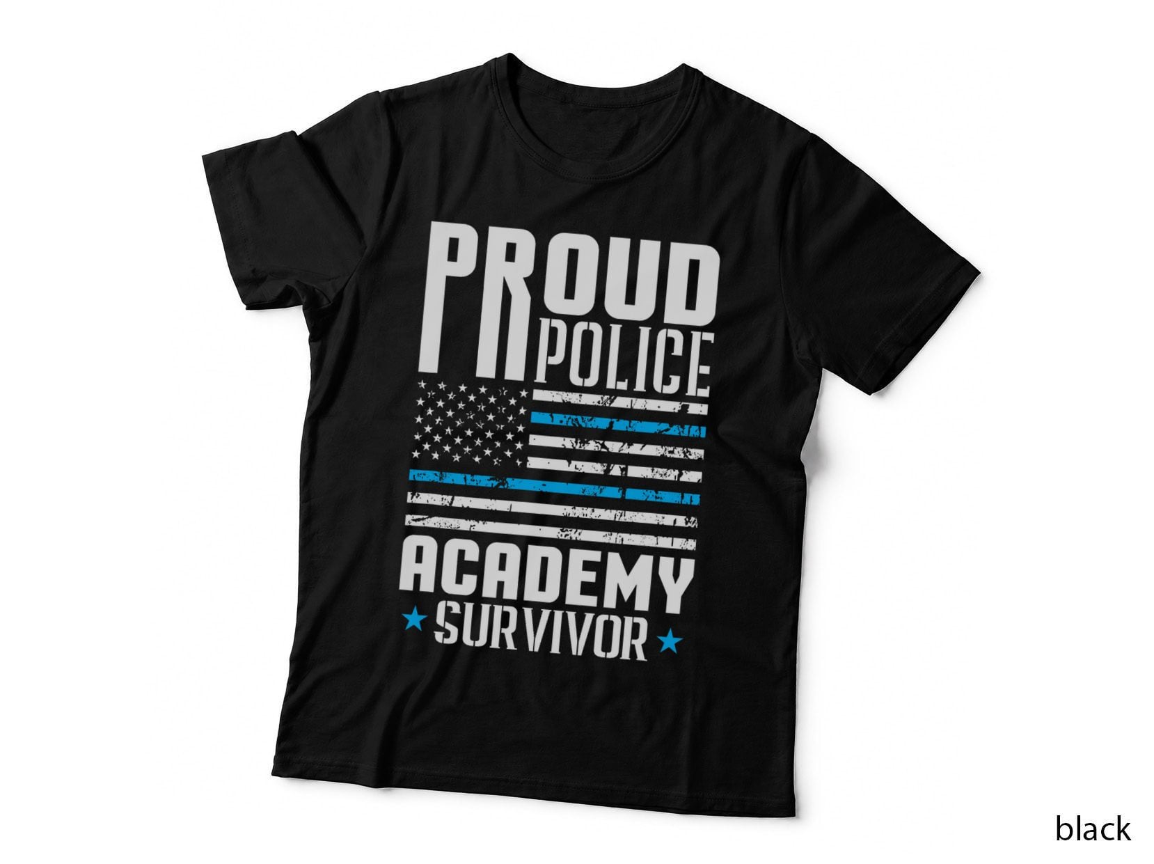 Police Officer Graduation Proud Police Academy Survivor T-Shirt