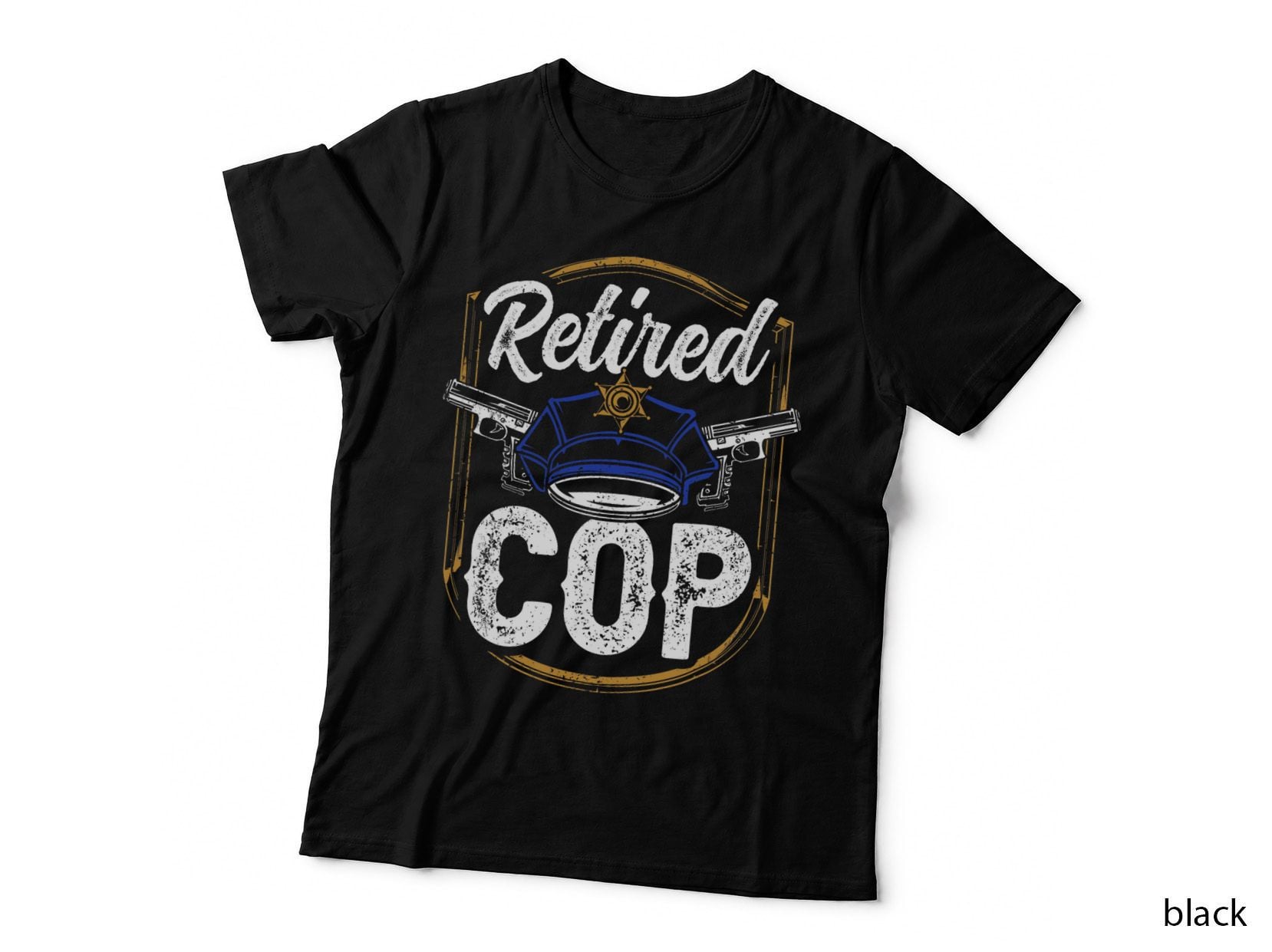 Retired Cop Retirement Police Officer Retiree Pensioner T-Shirt