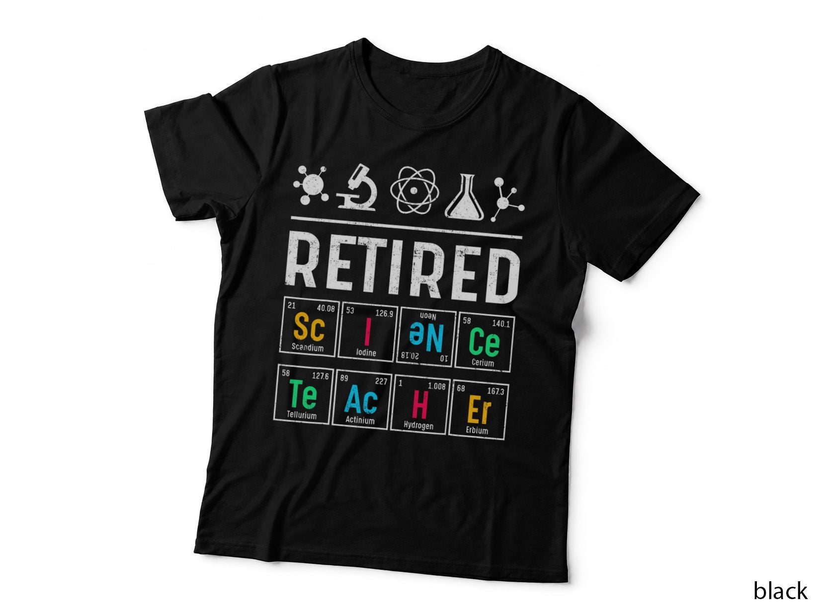 Retired Science Teacher Learning School Retirement Gift T-Shirt
