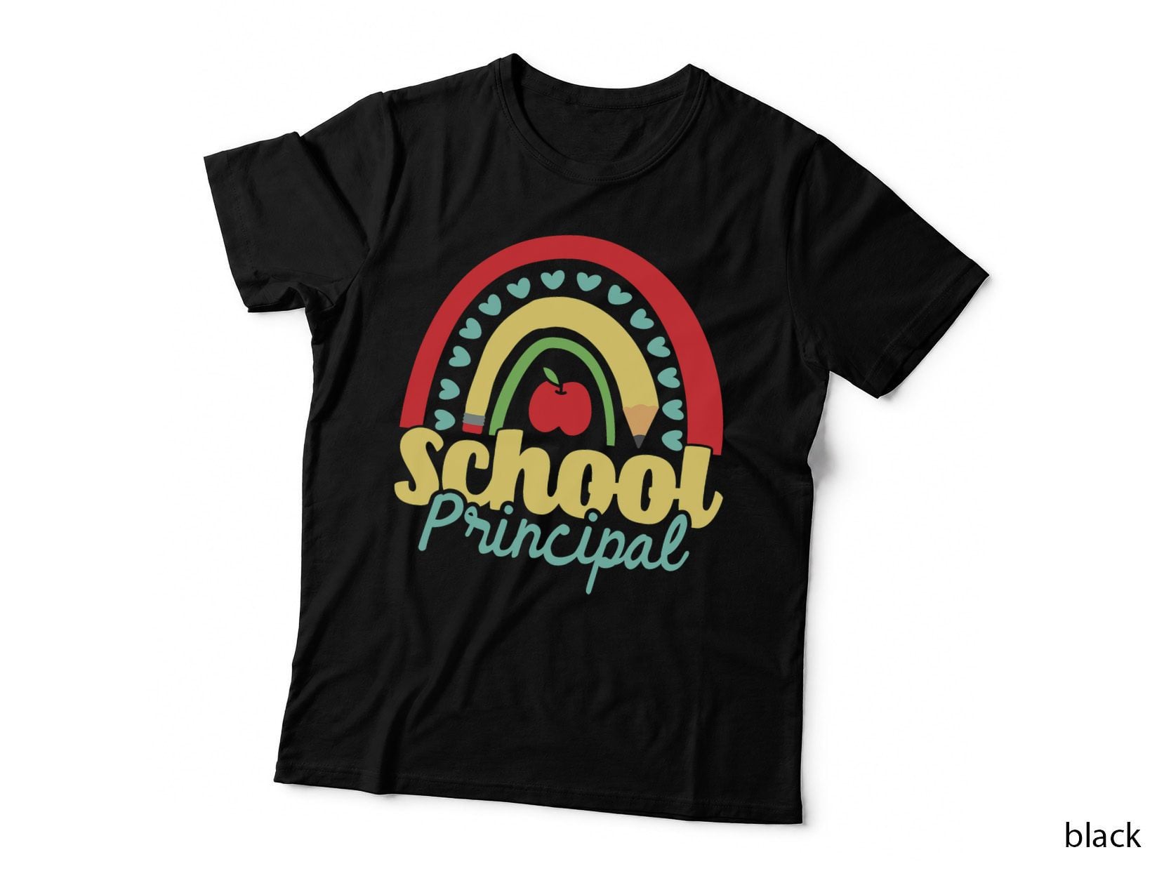 School Principal - Rainbow Headmistress Headmaster Teacher T-Shirt
