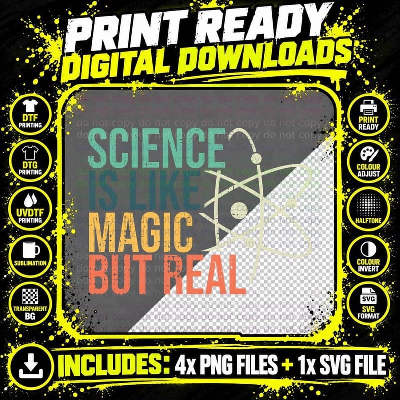 Science Joke Fun Facts Science Teacher Science Geek Nerd Png SVG Digital Bundle