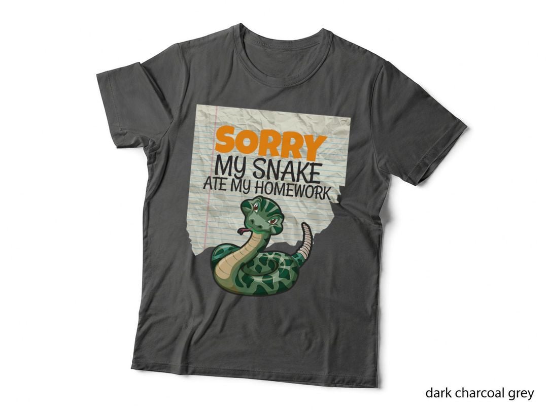 Sorry My Snake Ate My Homework Kids, Teacher School T-Shirt