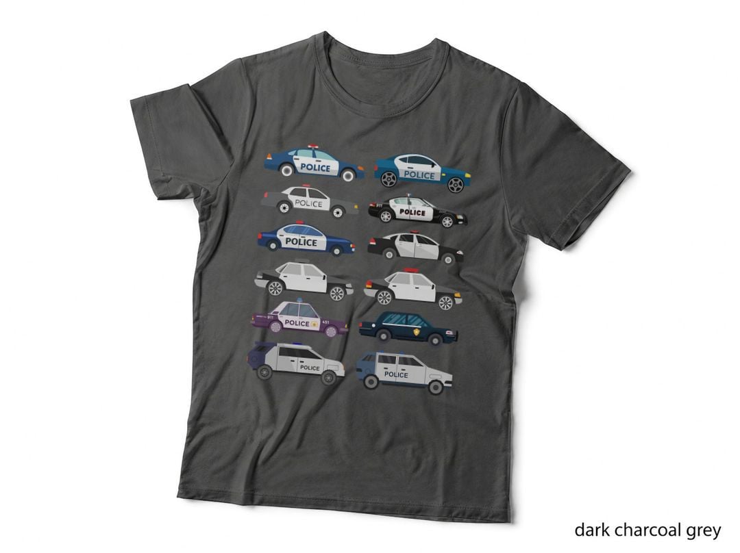 Sound the Alarm Police Cars Cop Policeman Officer Birthday T-Shirt